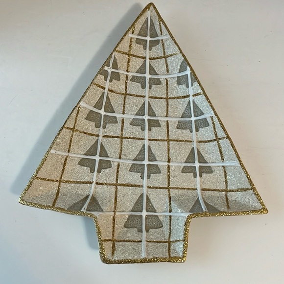 Coyne’s & Company ceramic Christmas tree dish plate vintage 2000 - Picture 1 of 12